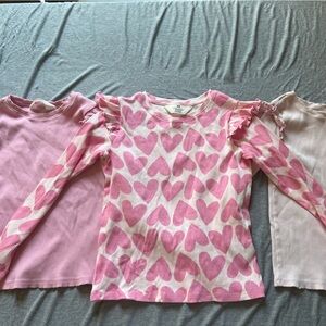 Pink Heart Long Sleeve Shirt